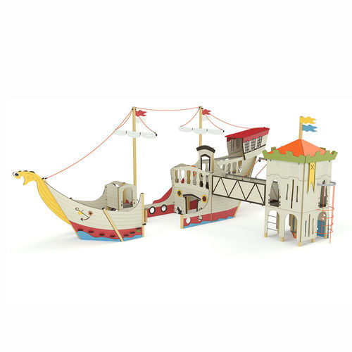 Игровая конструкция для игровой площадки - Le Galion au port - Transalp - для общественных учреждений / для общественных мест / для коллективной организации
