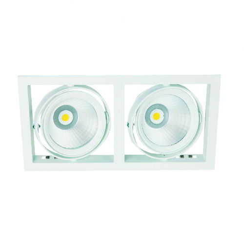 Встраиваемый светильник - FIRST DUO - Metalmek Illuminazione - LED / прямоугольный / IP20