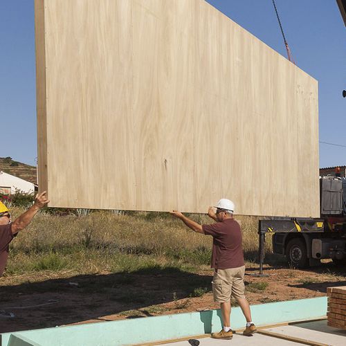 Сэндвич-панель для кровли - G-BRICK® SIP - Garnica Plywood - для напольной поверхности / для перегородки / 2 поверхности из фанеры