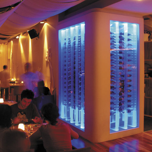 Винный шкаф для профессионального использования - LEBIDERYA RESTAURANT - Focus Wine Cellars - встраиваемый / из металла / стеклянный