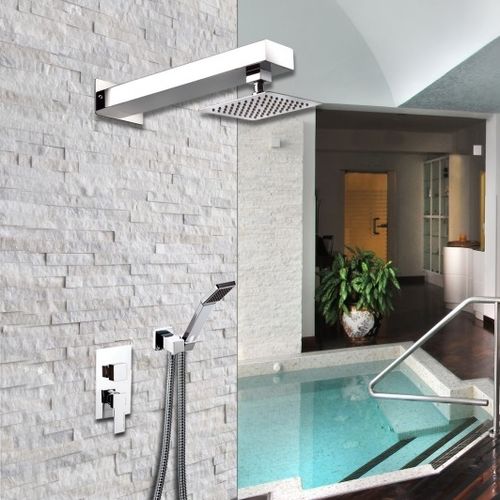 Настенный комплект для душа - DEBR02Q - Ama Luxury Shower - современный / с ручным душем / с неподвижной насадкой