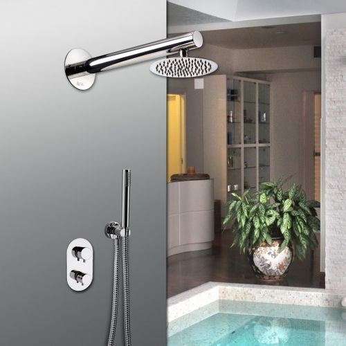 Настенный комплект для душа - AUBR01T - Ama Luxury Shower - современный / с ручным душем / с неподвижной насадкой