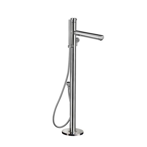 Однорычажный смеситель для ванной - VE0017L - Ama Luxury Shower - напольный / из нержавеющей стали / для ванной комнаты