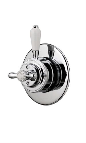 Настенный комплект для душа - AQUATIQUE THERMO CHROME - aqualisa - классический / термостатический / с регулируемой насадкой