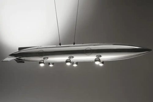 Авиационный потолочный светильник - AIR-ALP0170 LUXURY GARAGE CHANDELIER - Arteinmotion - уникальный дизайн / трубчатый / овальный