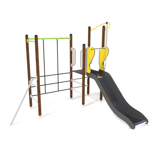 Игровая конструкция для игровой площадки - UNIMINI ESSENTIALS CALLISTO   - HAGS Aneby AB - из дерева / из стали / из ламината высокого давления