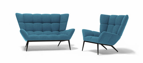 Современный диван - TUULLA LOVESEAT - VIOSKI - из ткани / желтый / 2 места