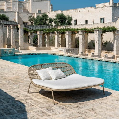 Морской полудиван - PANAMA DAYBED - TALENTI - из синтетического волокна / из веревки / из алюминия