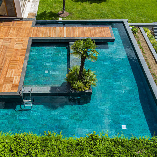 Плитка из фарфора - VERDE GUATEMALA - Serapool - для интерьера / для бассейна / напольная