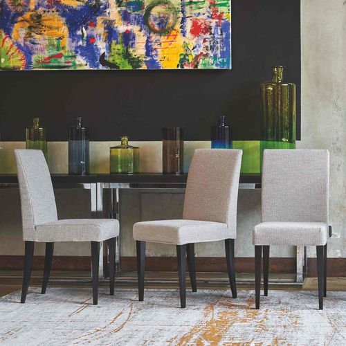 Современный cтул - ARIANNA 16 - Mazzoli Design - для интерьера / из кожи / из ткани