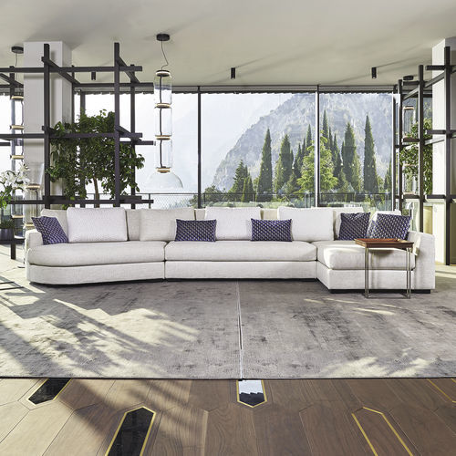 Модульный диван - HIGH CLASS LOUNGE - Mazzoli Design - угловой / современный / из ткани