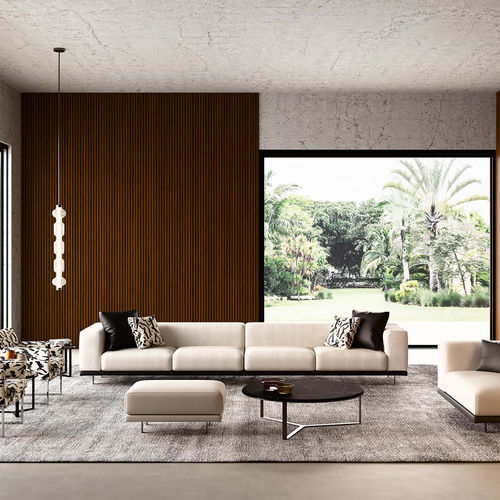 Компактный диван - FIFTY FIVE - Mazzoli Design - современный / для гостиной / из хлопка