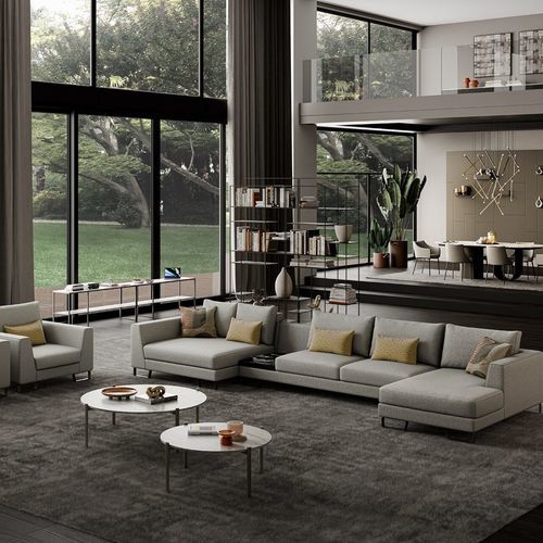 Модульный диван - CARLO ALBERTO - Mazzoli Design - угловой / дизайнерский / для гостиной