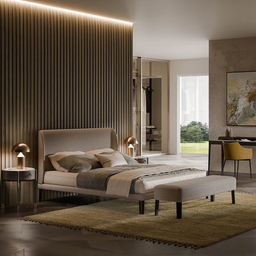 Современная прикроватная скамья - FOLIES - Mazzoli Design - для бытового использования / для гостиницы