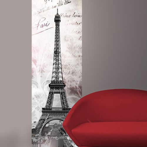 Обои ретро - PARIS TOUR EIFFEL - AQUILIA - DECLIK - панорамный / нетканый / фото