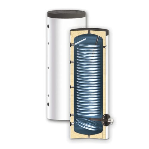 Электрический водонагреватель - SWP NL EF - NES - New Energy Systems Ltd - на солнечной батарее / напольный / вертикальный