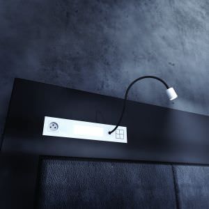 Современный настенный светильник - TIMO - CJC Systems - для интерьера / из металла / линейный