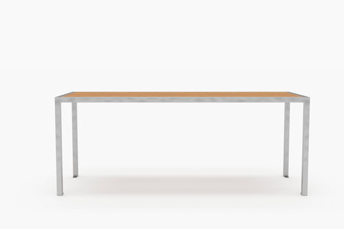 Стол для пикника уникальный дизайн - UTIL TABLE - Factory Street Furniture - из дерева / из гальванизированной стали / из нержавеющей стали
