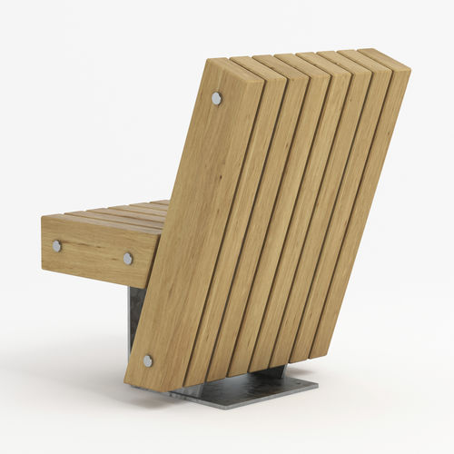 Современный cтул - Quay Chair - Factory Street Furniture - для наружного применения / из дерева / для общественных мест