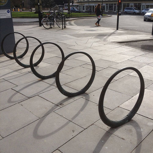 Напольная парковка для велосипедов - CITY OF BATH - Factory Street Furniture - для общественных мест / из металла / для профессионального использования