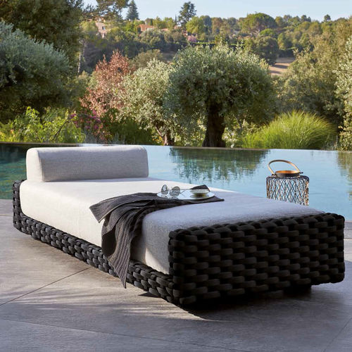 Современный садовый шезлонг - RIVIERA  - SIFAS - из Sunbrella® / из полиэстера / из алюминия