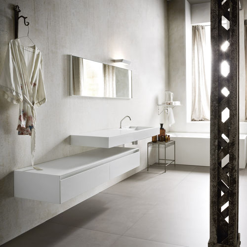 Настенное зеркало - RETTANGOLO - Rexa Design - современное / прямоугольное / из Corian®