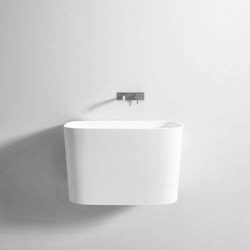 Встроенная раковина - FONTE SUSPENDED - Rexa Design - из Corian® / на заказ / без отверстия