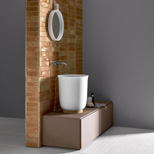 Настольная раковина - Rexa Design - из Solid Surface / на заказ / круглая