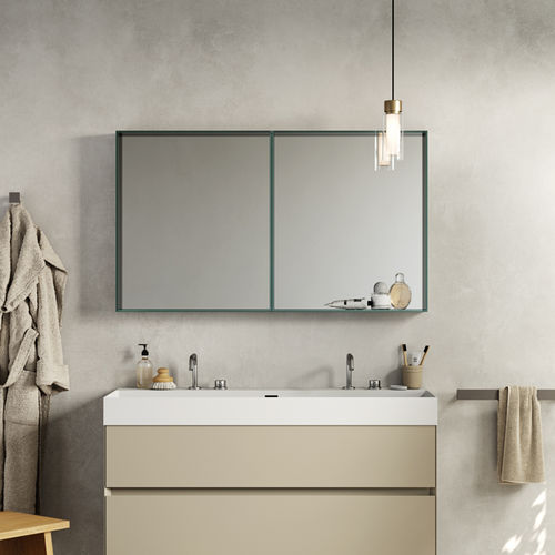 Настенное зеркало для ванной комнаты - CARRÈ - Rexa Design - современное / вертикальное / вертикальное