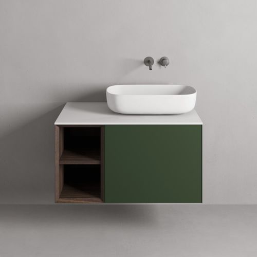 Настольная раковина - MOODE - Rexa Design - из Corian® / на заказ / прямоугольная