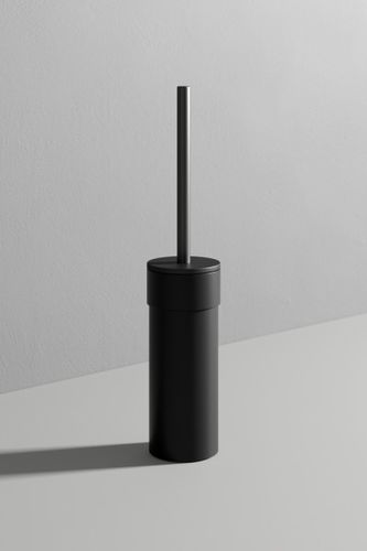 Подставка для ершика для туалета из металла - STONE - Rexa Design - напольная / черная