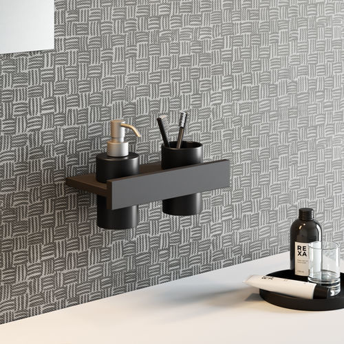 Дозатор мыла для профессионального использования - STONE - Rexa Design - настенный / из металла / ручной