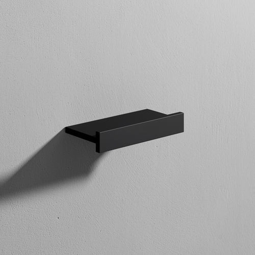 Настенный стеллаж - STONE - Rexa Design - современный / из металла / черный