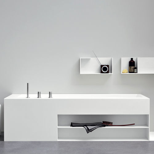 Отдельностоящая ванна - Day - Rexa Design - для жилых зданий / из Corian® / современная