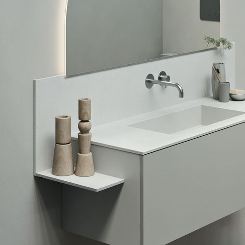 Настенный стеллаж - Interlude - Rexa Design - современный / из Corian® / для ванной комнаты