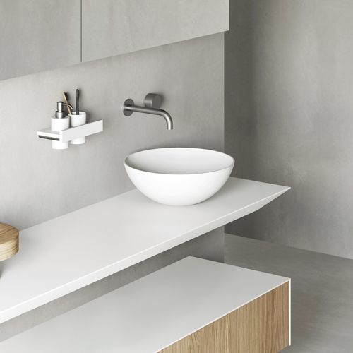Настольная раковина - Rexa Design - из Corian® / круглая / без отверстия