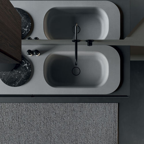 Столешница для раковины из Corian® - Esperanto  - Rexa Design - из Solid Surface / из Korakril™ / Monica Graffeo