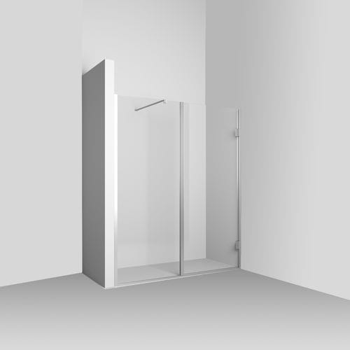 Фиксированная перегородка для душа - Rexa Design - поворотная / прямоугольная / в форме ниши