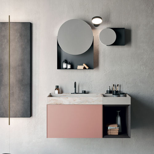 Современный настенный светильник - Circle - Rexa Design - для интерьера / из металла / из стекла