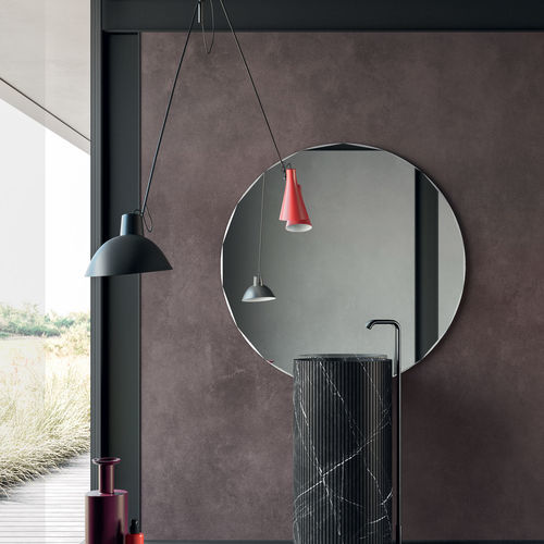 Настенное зеркало - Cutout - Rexa Design - современное / круглое / посеребренное