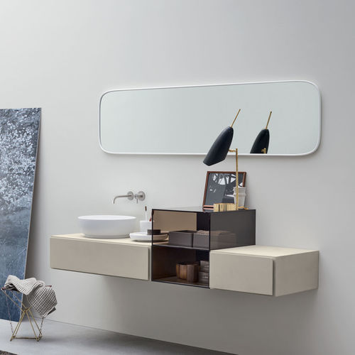 Настенное зеркало - Esperanto - Rexa Design - современное / прямоугольное / из Corian®