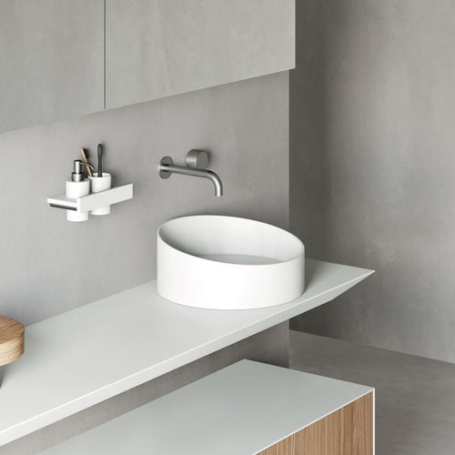 Столешница для раковины из Corian® - TOP WITH SLOPING EDGES - Rexa Design - по индивидуальному заказу