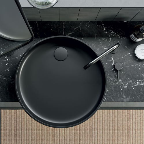 Настольная раковина - O_O - Rexa Design - из мрамора / из Corian® / на заказ