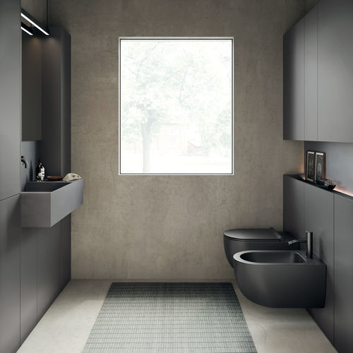 Современная ванная комната - VISION EVOKE - Rexa Design - из керамики / из Corian® / для профессионального использования