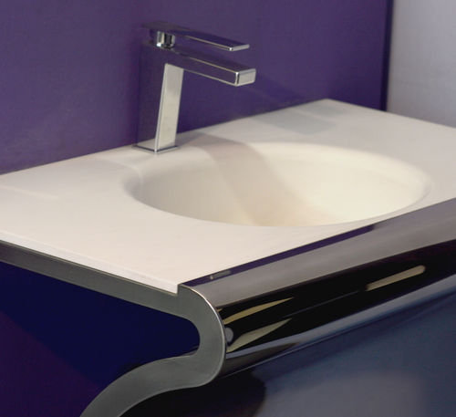Раковина на ножке - VENTI CORIAN - Componendo - из нержавеющей стали / из Solid Surface / на заказ