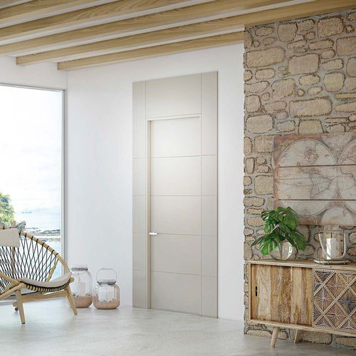 Дверь для интерьера - 9005 - Puertas Sanrafael - из дерева / створчатая / современная