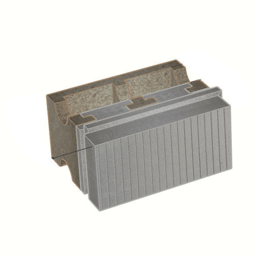 Блок для обшивки из полистирола - B-HI40/14+22 - FIXOLITE - для стены / для напольной поверхности / изоляционный