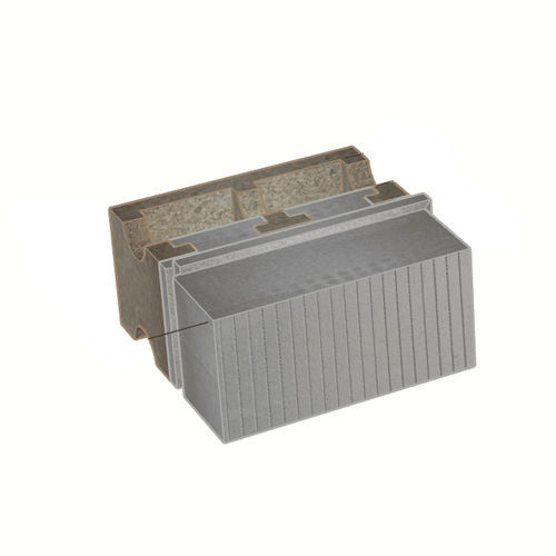 Блок для обшивки из полистирола - B-HI50/14+32 - FIXOLITE - для стены / для напольной поверхности / изоляционный
