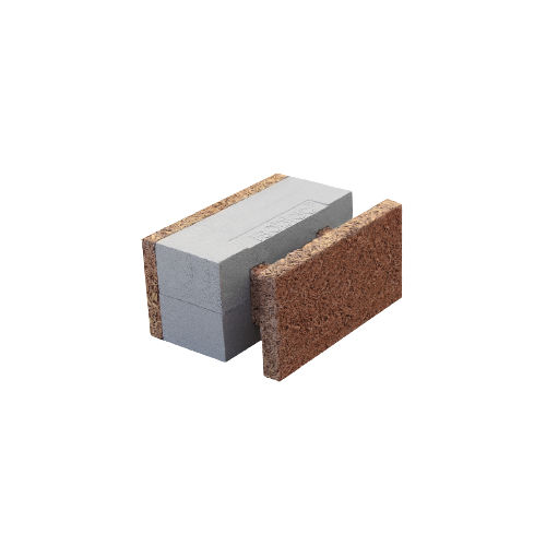 Блок для обшивки из полистирола - HT 38/11+18	 - FIXOLITE - из деревобетона / для перегородок / изоляционный