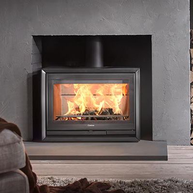 Печь-камин на дровах - 330G - Contura - 7 кВ / современная / из металла